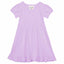 Lavender Puff Sleeved Ruffle Dress - Ready to be customized!