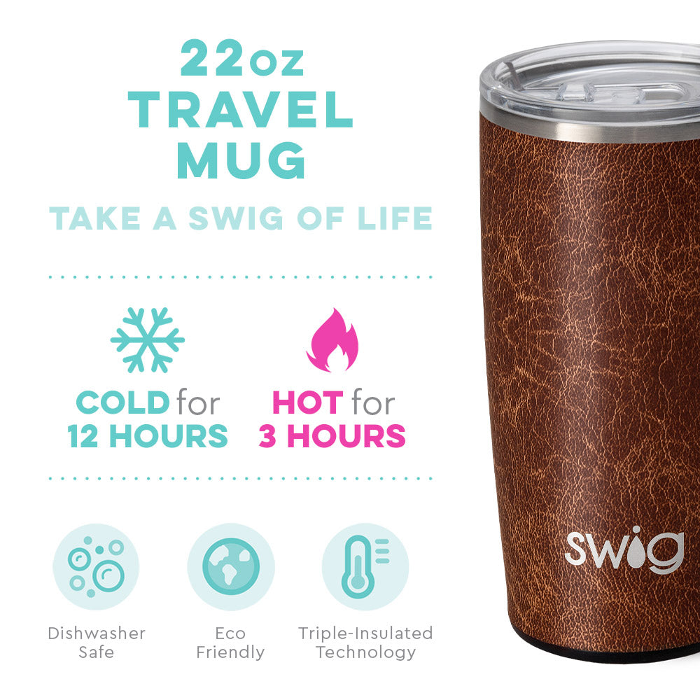 Swig Life - Leather Travel Mug (22oz) – We Fill Good