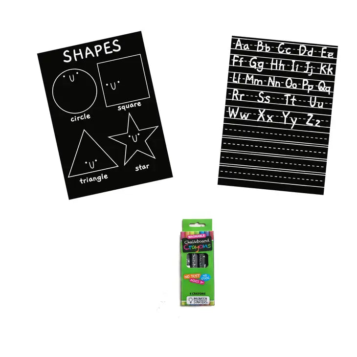 Chalkboard MiniMats Letters & Shapes
