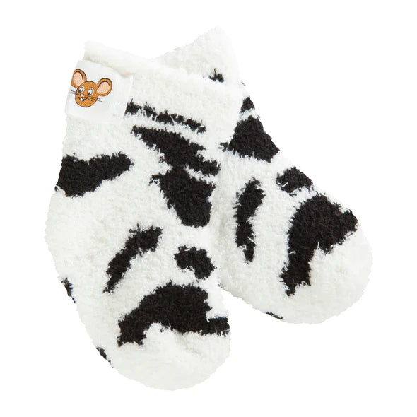 Moo Cow Snug Infant Cozy Crew - World's Softest Socks for Baby