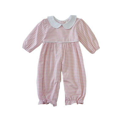 Blue Stripe Convertible Baby Gown & Romper