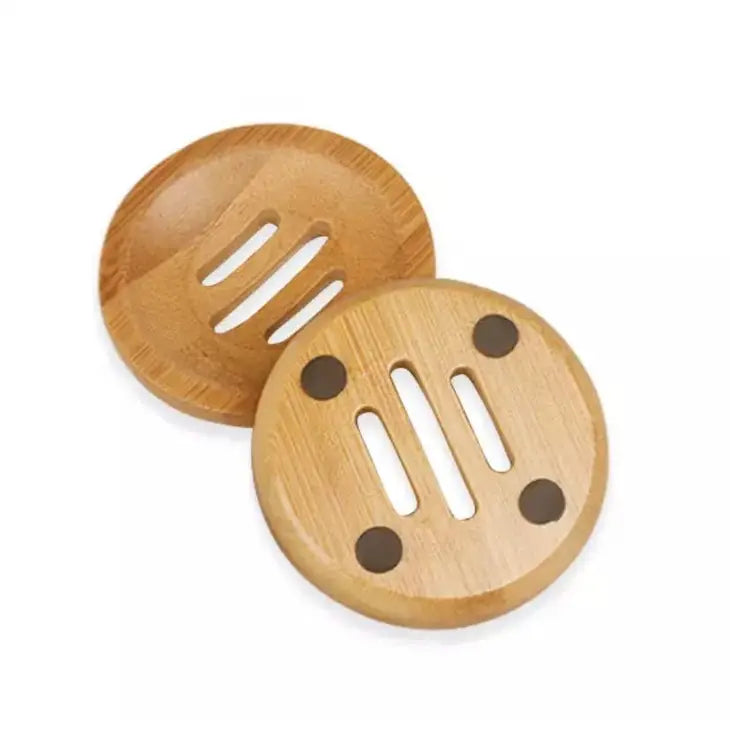 Wood Soap Dish - Round