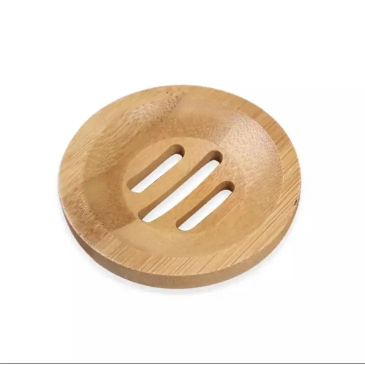 Wood Soap Dish - Round