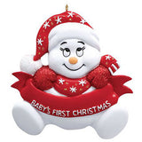 Snowbaby - Personalized Christmas Ornament