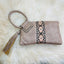 Leather Clutch Wristlet