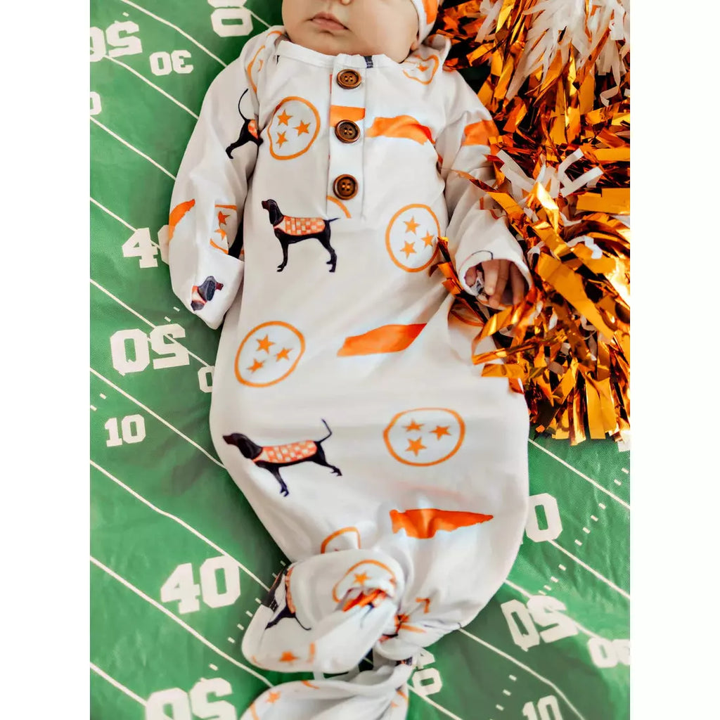 Growing Up Tennessee Vols Baby Gown Newborn