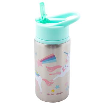 Unicorn Flip Top Stainless Steel Bottle